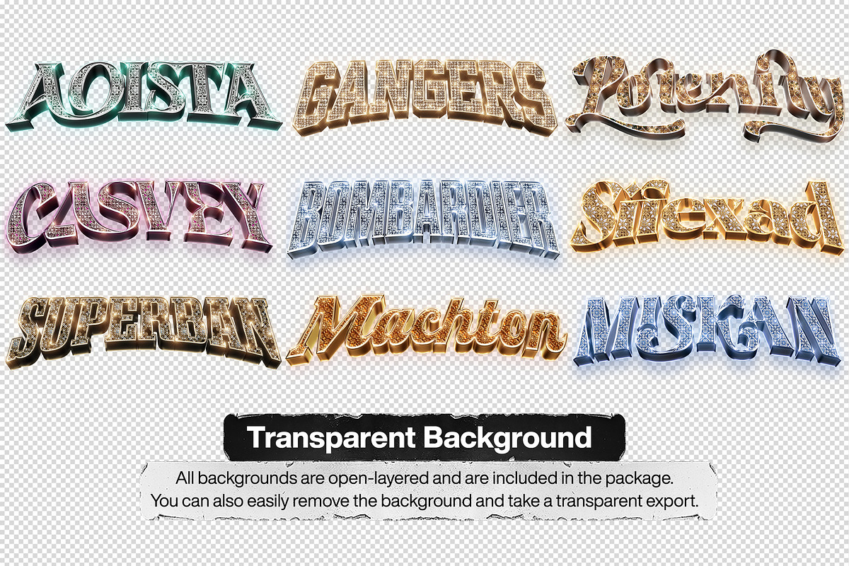 Bling Bling Gold Text Effects Vol 03, a Layer Style Add-On by Hyperpix Productions (Photo 4 of 19)
