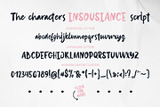 NEW! Insouciance Brush Script, a Script Font by Wewhitelist (Thumbnail 3 of 7)
