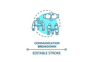 Communication Breakdown Concept Icon