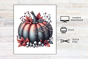 Watercolor Elegant Autumn Clipart, a Seasonal Illustration by Canvas Craft (Thumbnail 8 of 8)