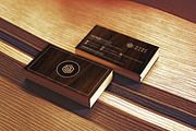 Wooden Business Card Pack [Horisont], a Business Card Template by Nikolozgraphic (Thumbnail 6 of 9)