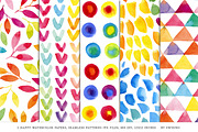 Watercolor seamless pattern, a Texture Illustration by swiejko (Thumbnail 1 of 3)