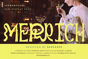 Merrich Whimsical Display Font, a Handwritten Font by Sloulyfe (Thumbnail 1 of 10)