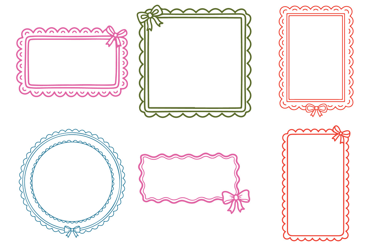 Whimsical Frames Doodle Bundle, an Icon by Daily.Designs (Photo 2 of 4)