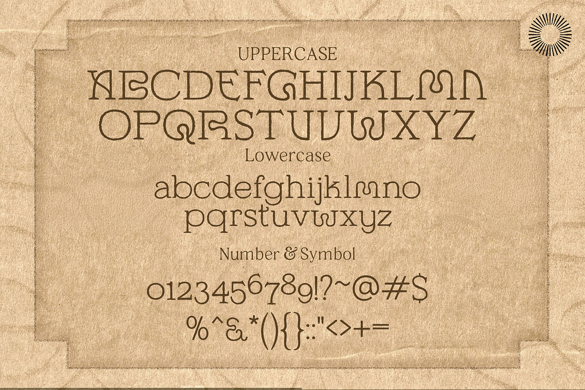 Thane Lantera - Old Press Print, a Serif Font by Setara Langit CreativeStd (Photo 14 of 14)