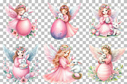 Easter Fairy Clipart, an Illustration by DreamCafeArt (Thumbnail 2 of 6)