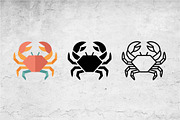 Crab Icon Set Vector, an Outline Icon by Artonix (Thumbnail 2 of 2)