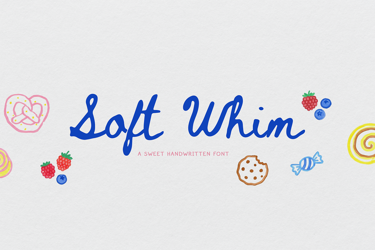 Soft Whim Handwritten Script Font, a Script Font by gafaroff studio (Photo 1 of 7)