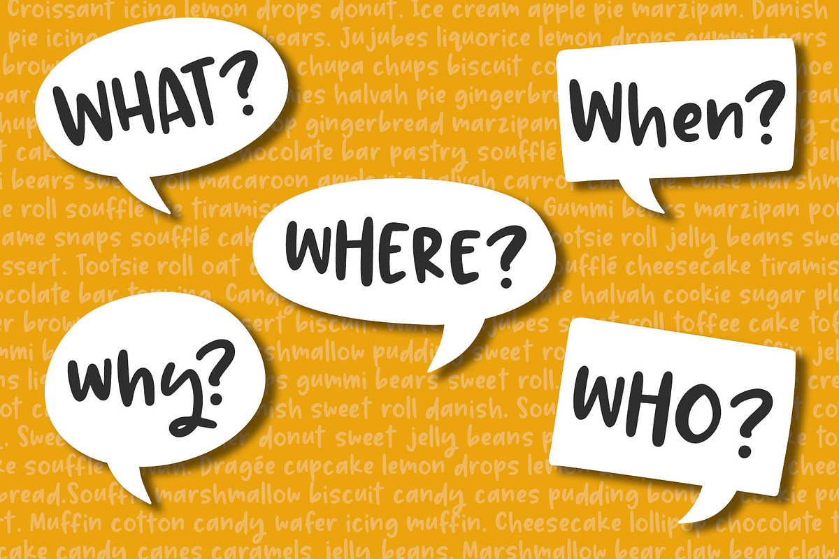 Juicy Gossip: cute handwriting font!, a Font by Missy Meyer (Photo 7 of 7)