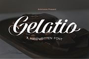 Gelatio - Script Font, a Script Font by ivan_artnivora (Thumbnail 1 of 6)