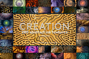 Creation - 280 abstract ink textures, a Background Graphic by Madebyvadim (Thumbnail 1 of 16)