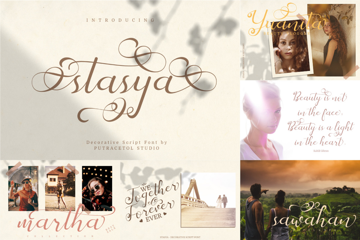 Best Beautiful Script Font Bundle, a Script Font by PutraCetol Studio (Photo 15 of 23)
