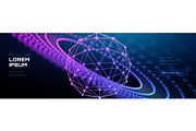Data ai background for particle, a Technology Illustration by RDShop (Thumbnail 3 of 3)