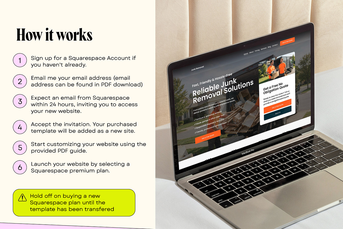 Junk Removal Squarespace Website, a Squarespace Template by Template Twist Shop (Photo 5 of 9)