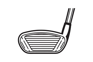 Golf Club Vector Icon