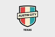 Austin City Heritage Shield Logo, a Branding & Logo Template by Aura Canyon HQ (Thumbnail 5 of 5)
