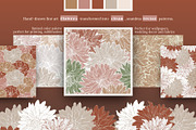 Elegant Floral Patterns Vector, a Pattern Graphic by ilonitta (Thumbnail 2 of 10)
