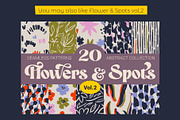 Flowers and Spots seamless patterns, a Pattern Graphic by AnnArt (Thumbnail 9 of 9)