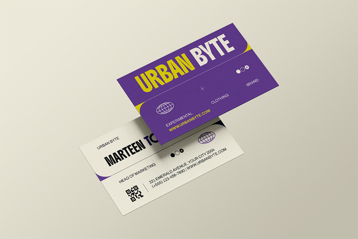 Urban Byte - Business Card, a Business Card Template by StreaksideStd (Photo 2 of 3)