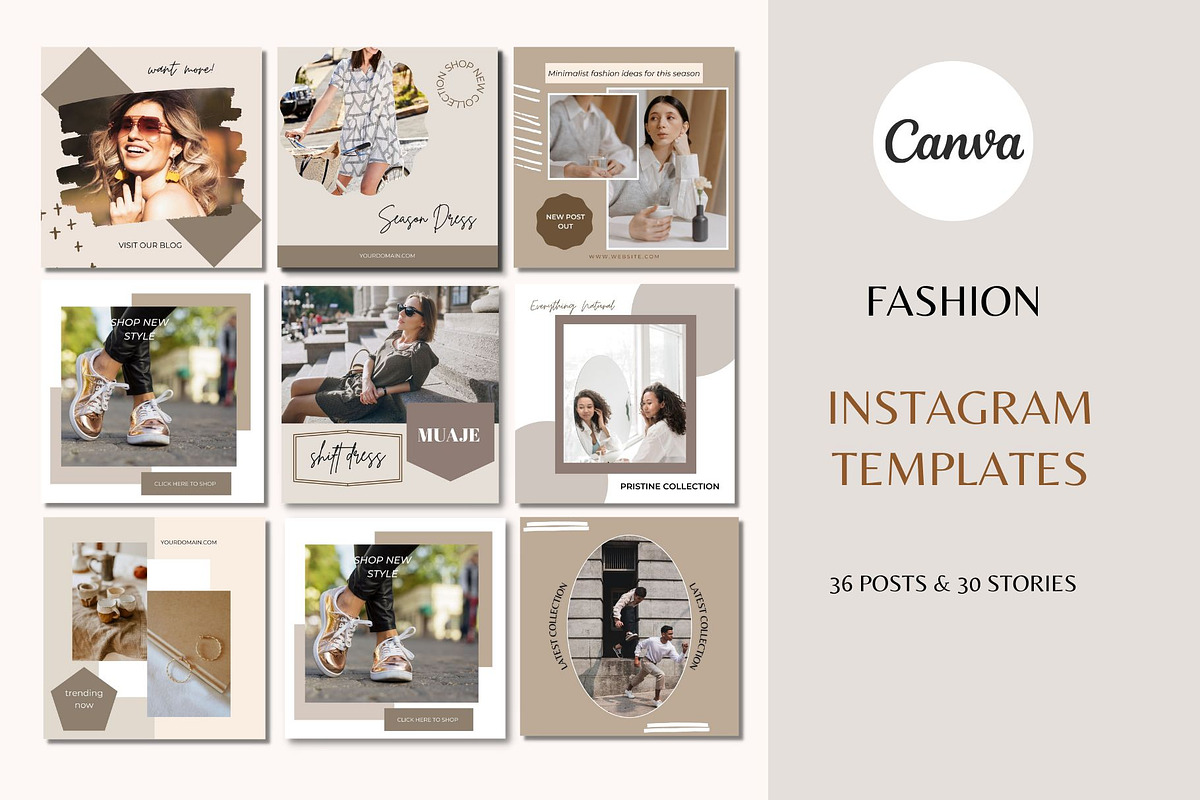 Canva Instagram Post Templates, a Social Media Template by Deepa ...