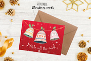 Christmas Cards Pack, a Card Template by pallabip (Thumbnail 2 of 7)