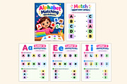 Alphabet Matching Worksheets, a Stationery Template by Shumaya (Thumbnail 2 of 4)