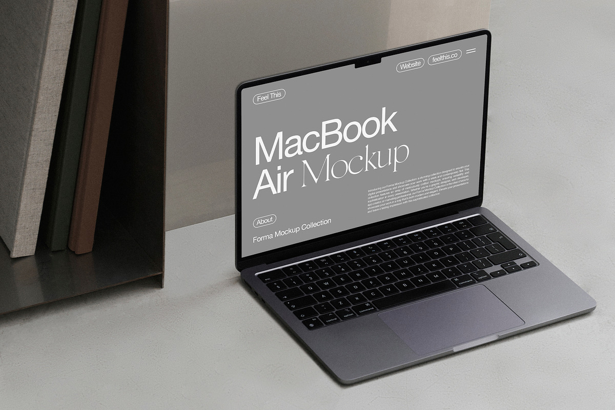 MacBook Air Mockup PSD, a Mac Mockup by Feel This (Photo 3 of 3)