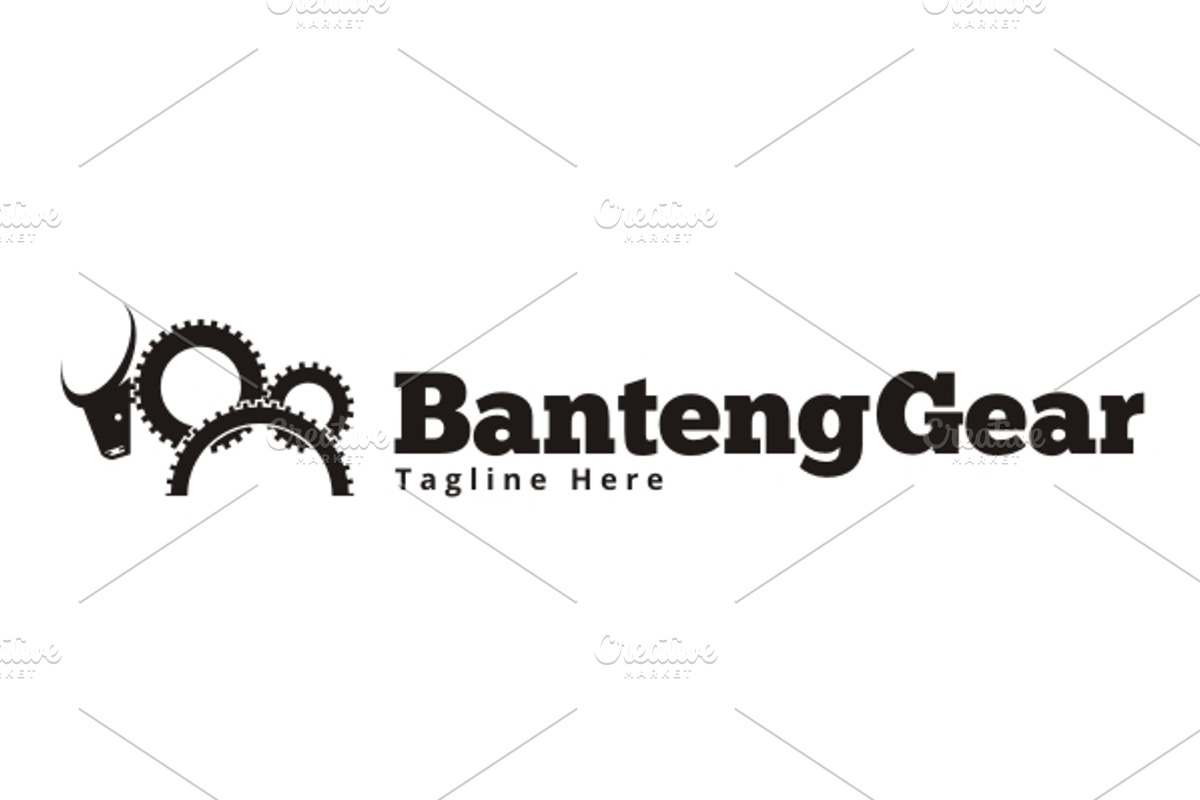 BantengGear Logo, a Branding & Logo Template by mocha7 (Photo 4 of 4)