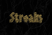 Streaks Connected Display Font, a Slab Serif Font by Nickhard (Thumbnail 3 of 5)