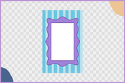 Striped Coquette Frame Vector Bundle, a Decorative Illustration by Gfx Expert Team (Thumbnail 7 of 10)
