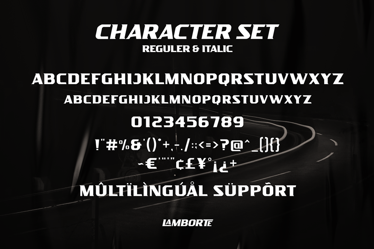 LAMBORTE, a Sans Serif Font by Haksen (Photo 9 of 10)