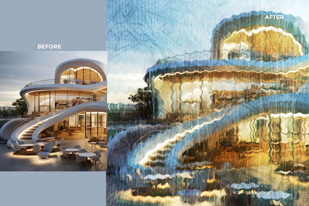 FRACTAL GLASS DISTORTION FX, an Action Add-On by Studio Retouch (Photo 9 of 12)