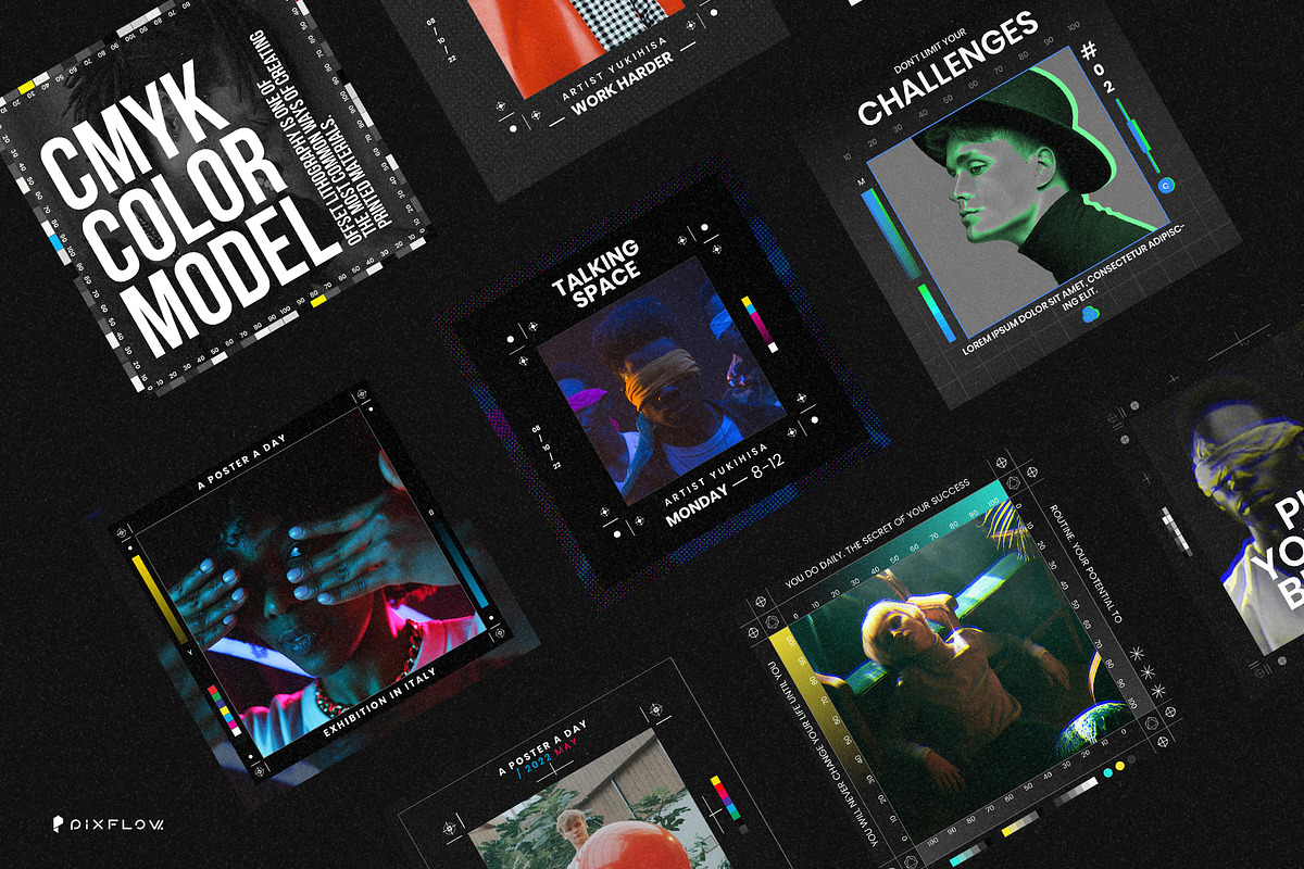 Offset Print Instagram Posts and Sto, a Social Media Template by Pixflow (Photo 5 of 5)