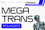 Megatrans Rounded Drawn, a Sans Serif Font by Craft Supply Co. (Thumbnail 1 of 8)