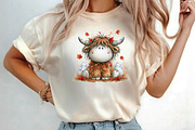 Halloween Highland Cow Clipart, a Seasonal Illustration by fashionaddict (Thumbnail 7 of 7)