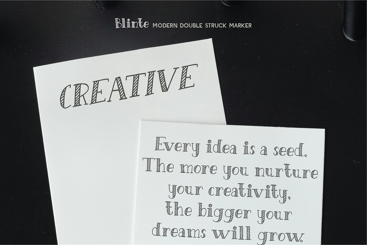 Blinte - Doublestruck Serif, a Serif Font by Indotype Foundry (Photo 6 of 10)