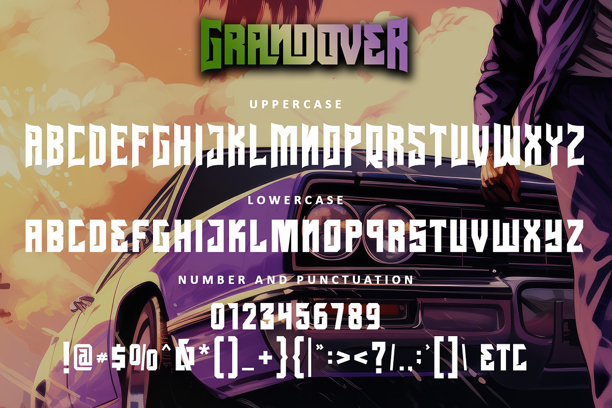 Grandover – Bold Urban Display Font, a Sans Serif Font by Letterara (Photo 8 of 12)