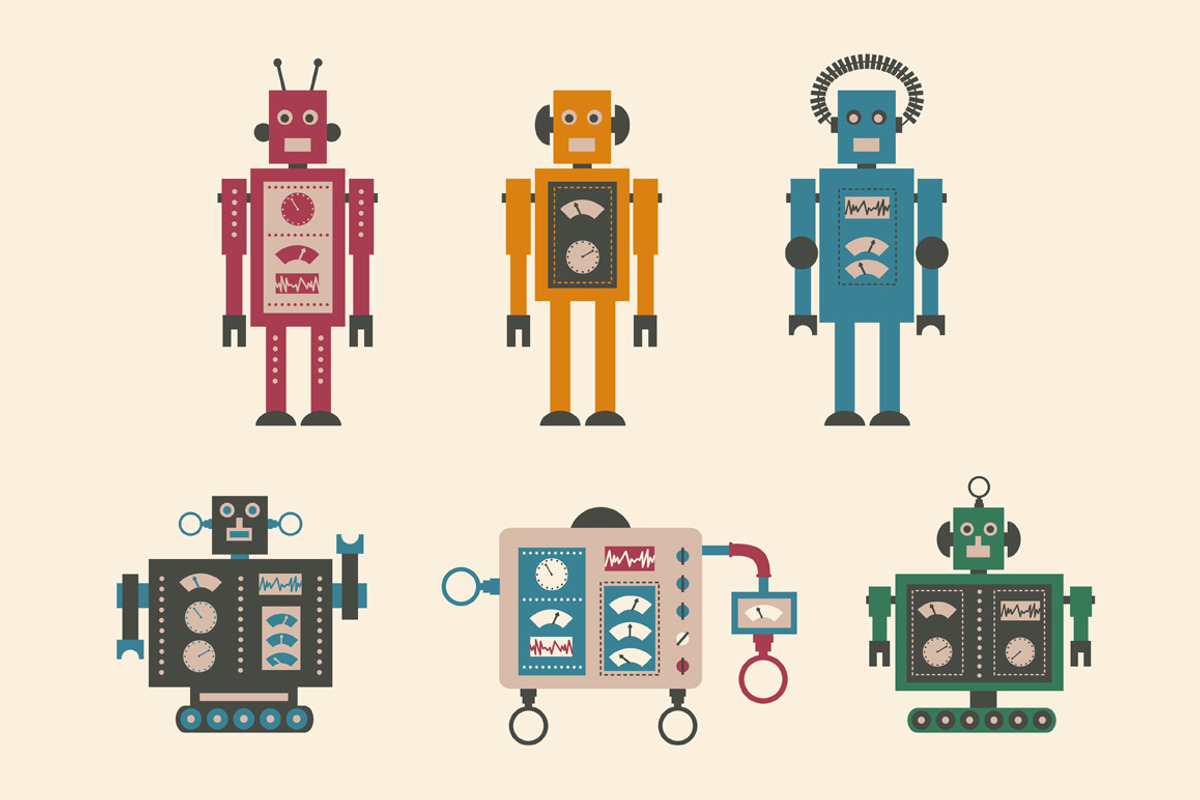Machines and Robots, a Pattern Graphic by marmarto (Photo 3 of 5)