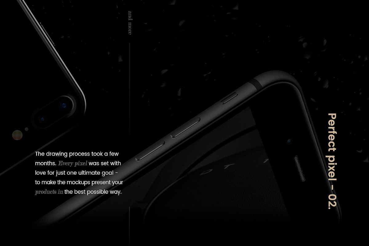iPhone 7 & 7 Plus Mockups, an iPhone Mockup by Uidea (Photo 2 of 5)