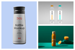 Bottle Packaging Mockups Vol.1