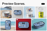 Tin Can Mockup Bundle, a Packaging Mockup by mockeyai (Thumbnail 2 of 9)
