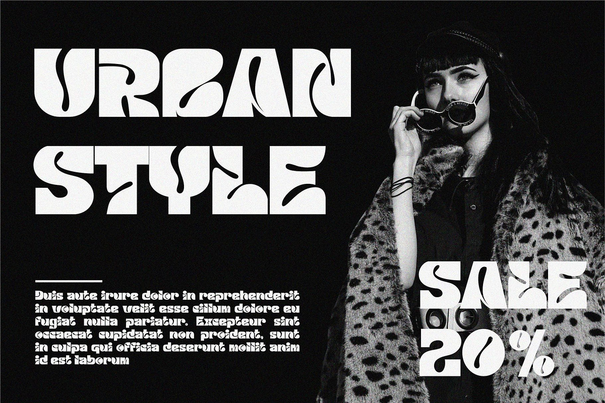 Golden Boluva || Unique Display Font, a Sans Serif Font by Idea Studio (Photo 2 of 5)