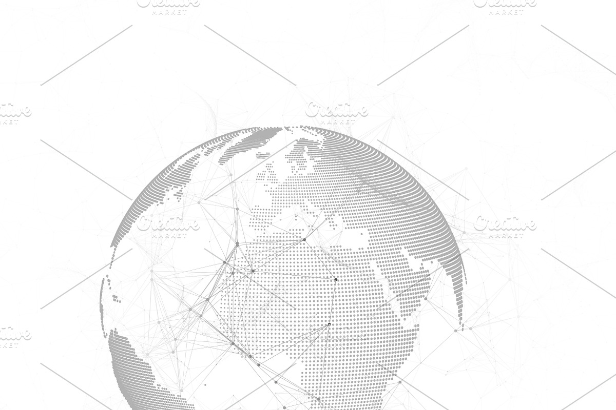 Abstract futuristic network shapes, a Healthcare Illustration by VectorShop (Photo 3 of 8)