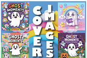 Ghost Moments Coloring Book for Kids, a Seasonal Illustration by Design Zone (Thumbnail 2 of 5)