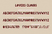 Lovers Clouds Layered Font, a Font by Anastasia Cuza (Thumbnail 3 of 10)