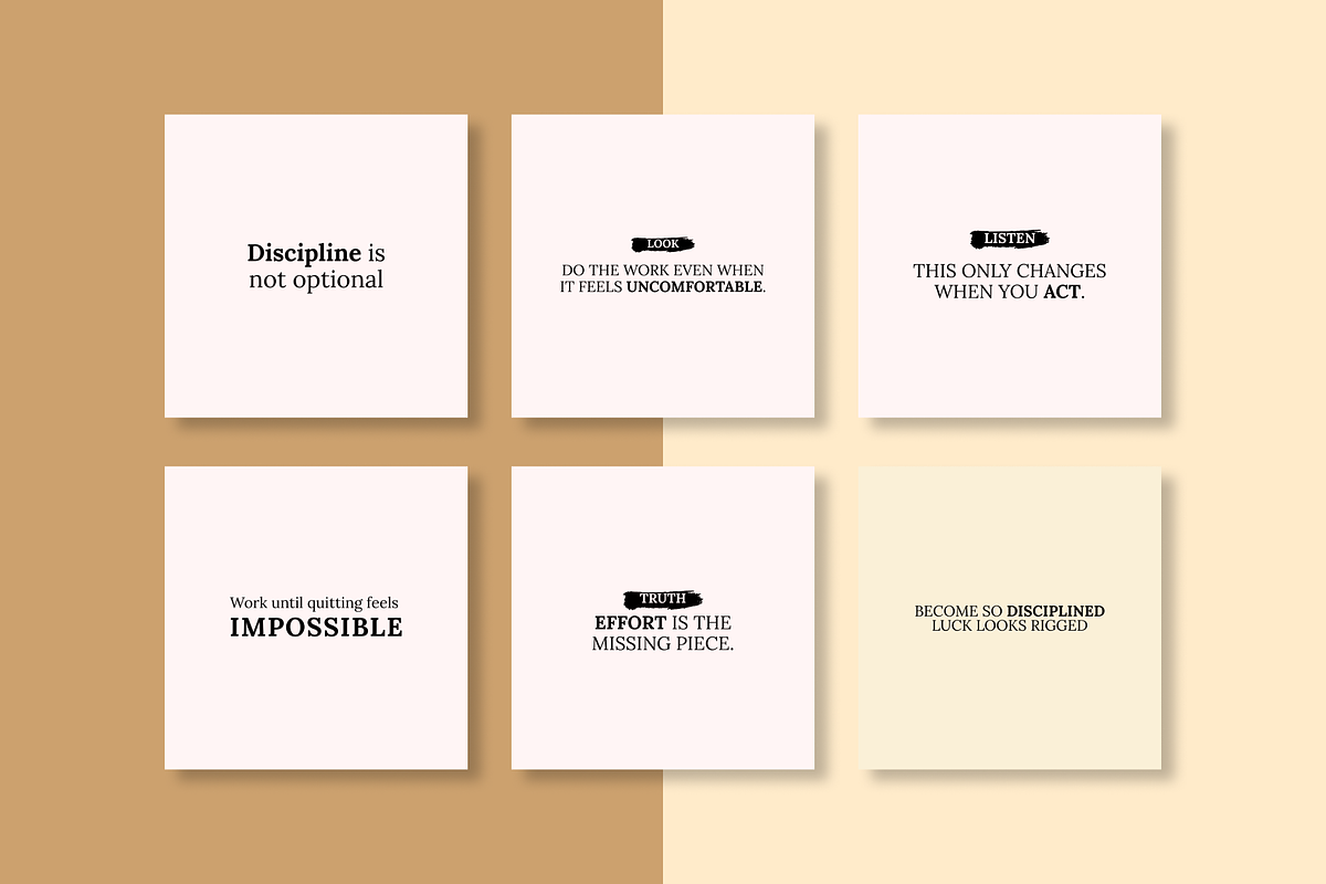 50 Inspiring Instagram Template, a Social Media Template by RB Boutique (Photo 2 of 10)