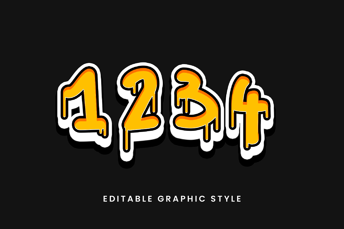 Drip Graffiti Text Effect preview 2