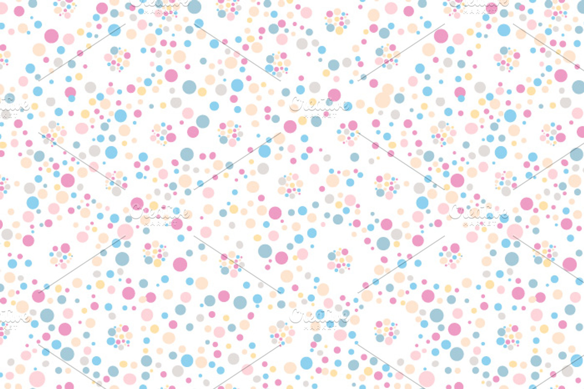 DOTS. Seamless background. preview 3