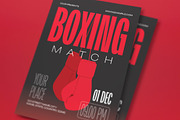 Boxing Match Flyer, a Flyer Template by graphicook (Thumbnail 2 of 3)