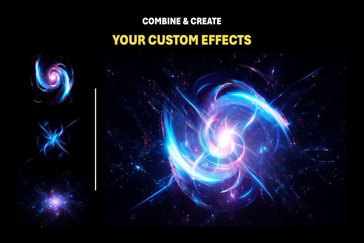 300+ Magic Spell Overlay Effects, an Object Graphic by Mikel Blazgad (Photo 6 of 11)